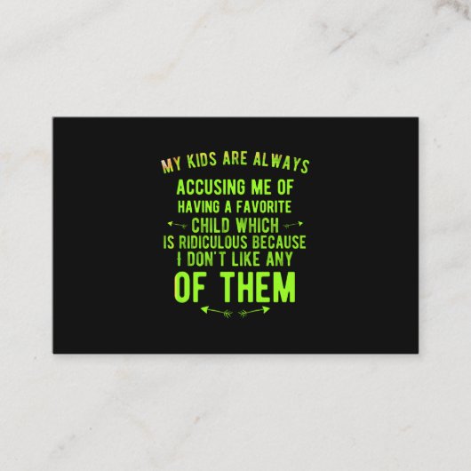 Funny Rilächelndes Kind Visitenkarte (Vorderseite)