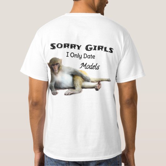 Funny Rilächerlich Verabredet Sarcasm T-Shirt (Rückseite)