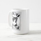Funny Riot Purrul Girl Punk Cat Design Kaffeetasse (Vorderseite Links)