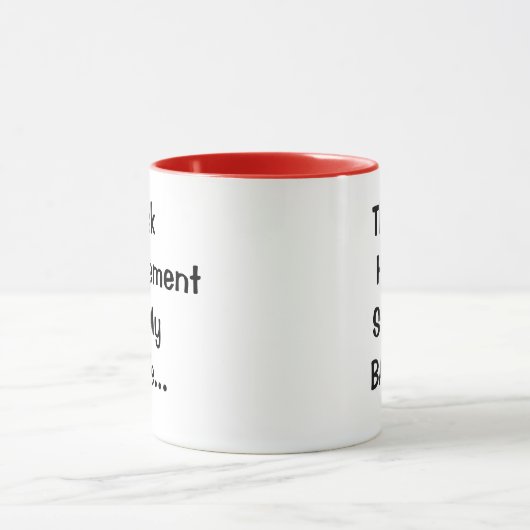 Funny Risk Management Quote Join Risk Manager Tasse (Zentrum)