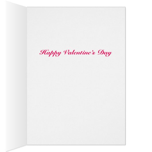 Funny Risqué Joke Pinup Girl Valentine's Day Card (Innen (Rechts))