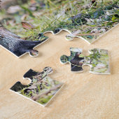Funny River Otter aus Water Stanley Park Lagoon Puzzle (Seite)