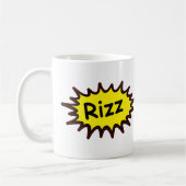 Funny "Rizz" Weiße Tasse - Gen Z Spaß Geschenk (Links)