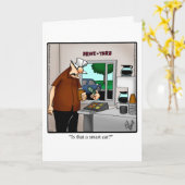 Funny Road Trip Bon Voyage Card Karte (Gelbe Blume)