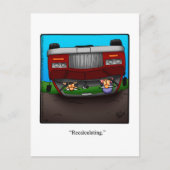 Funny Road Trip Spaß Postcard Postkarte (Vorderseite)