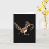 Funny Roadrunner Scorpion Road Runner Bird Hunter Karte (Gelbe Blume)