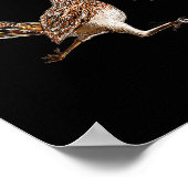 Funny Roadrunner Scorpion Road Runner Bird Hunter Poster (Ecke)