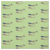 Funny Roadrunner Wüstenvogel Cartoon Illustration Stoff (Muster)