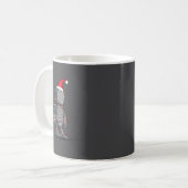 Funny Robot Christmas Graphics Lights Lover Long S Kaffeetasse (Vorderseite Links)