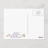 Funny Robot Goat Science Fiction Parody Spaß Postkarte (Rückseite)