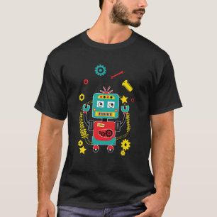 Funny Robot Juggling Tools Roboter T-Shirt