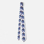 Funny Roboter Cartoon | Robot Car |Farbe wählen Krawatte (Rückseite)