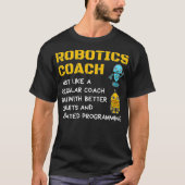Funny Robotics Coach T Shirt Definition Roboter Co (Vorderseite)