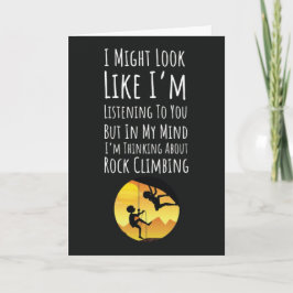 Funny Rock Climber Cards Klettergarten Karte
