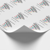 Funny Rock Climbing Bouquet Geschenkpapier (Ecke)