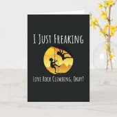 Funny Rock Climbing Cards Climber Friend Coworker Karte (Gelbe Blume)