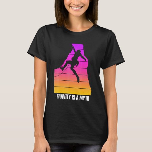 Funny Rock Climbing Rock Climber Men Women Ki T-Shirt (Vorderseite)