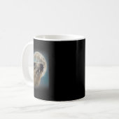 Funny Rock Hyrax mit Meme Kaffeetasse (Vorderseite Links)