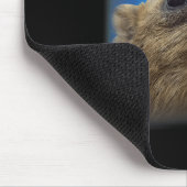 Funny Rock Hyrax mit Meme Mousepad (Ecke)