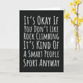 Funny Rock Klettergarten Sportklettern Karte (Gelbe Blume)
