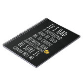 Funny Rock Klettergeschenke für ihre Kletterinnen Notizblock (Linke Seite)