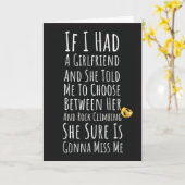 Funny Rock Kletterkarten für Ihm Men Spaß Karte (Gelbe Blume)