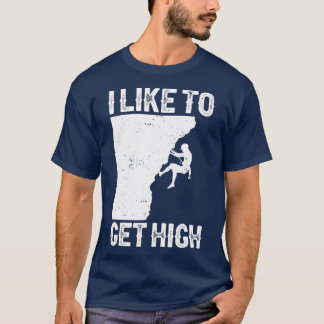 Funny Rock Klettern für Männer Frauen Berg Indoor T-Shirt