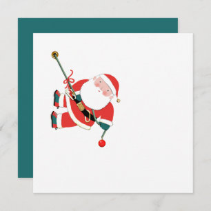 Funny Rock Klettern Weihnachtskarten Feiertagskarte