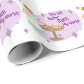 Funny Rock My World Geschenkpapier (Rolleneckpunkt)