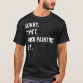 Funny Rock Painting T-Shirt (Vorderseite)