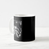 Funny Rock Show Cat Meme Niedlich Tabby Kitten Cro Kaffeetasse (Vorderseite Links)