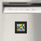 Funny Rock The Staar Testing Day Teacher Kids Moti Magnet (In Situ (Geschirrspüler))