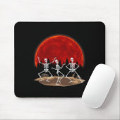 Funny Rocker Skeleton Hand Rock Mousepad (Mit Mouse)
