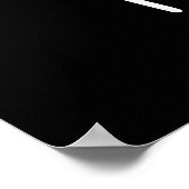 Funny Rocket Puff Dark BG Poster (Ecke)