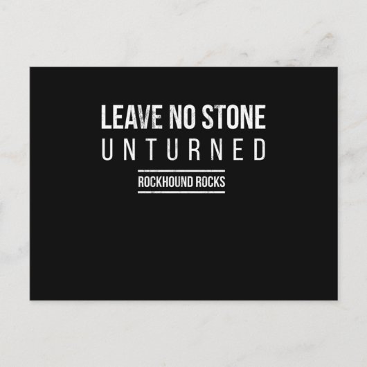 Funny Rockhounds Rockhounding Rock Hound Idiom Gif Postkarte (Vorderseite)