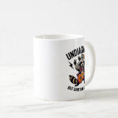 Funny Rocking Racoon  Kaffeetasse (VorderseiteRechts)