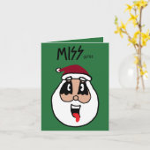 Funny Rocking rund um die Weihnachtsbaumkarte Karte (Gelbe Blume)