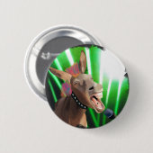 Funny Rockstar Donkey Button (Vorne & Hinten)