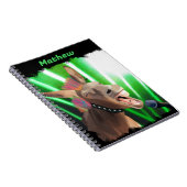 Funny Rockstar Donkey Notizblock (Rechte Seite)