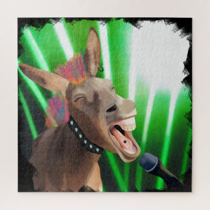 Funny Rockstar Donkey Puzzle
