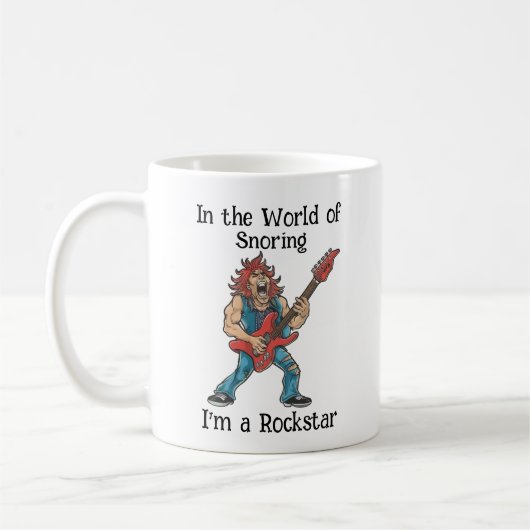 Funny Rockstar Kaffeetasse (Links)