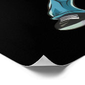 Funny Rockstar Poster (Ecke)