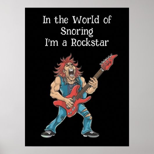Funny Rockstar Poster (Vorne)
