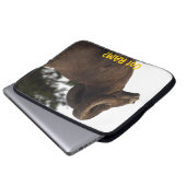 Funny Rocky Mountain Wild Big Horn Sheep Laptopschutzhülle (Vorne Knopf)