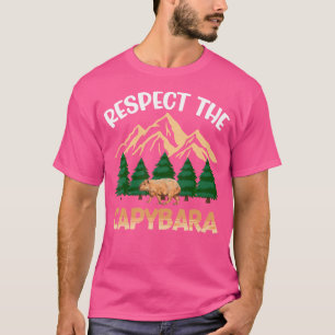 Funny Rodent Capybara Lover respektiert Capybara T-Shirt
