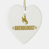 Funny Rodeo Bug Bronco Keramik Ornament (Rechts)