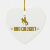 Funny Rodeo Bug Bronco Keramik Ornament (Hinten)