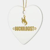 Funny Rodeo Bug Bronco Keramik Ornament (Links)