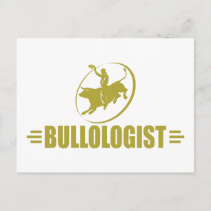 Funny Rodeo Bull Rider Postkarte