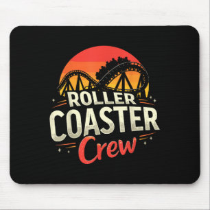 Funny Roller Untersetzer Crew Vergnügungspark Roll Mousepad